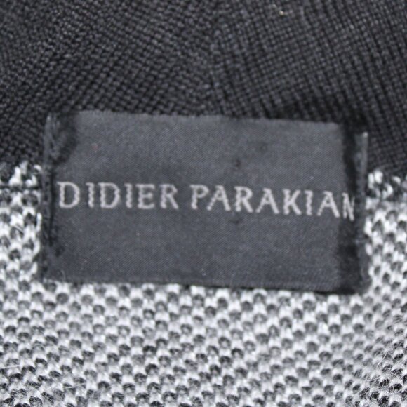 Didier Parakian wool angora mohair blend sweater large collar sequins Size 5? - Picture 5 of 8